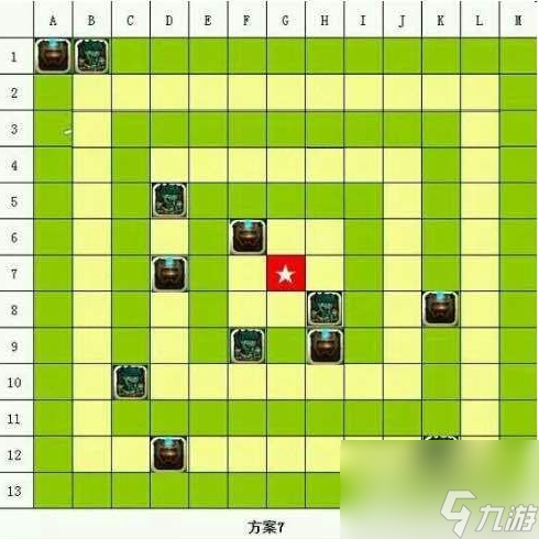 棋阵分布图：心灵较量的战场，一子定江山的关键