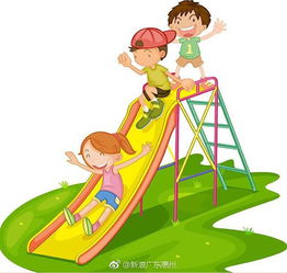 小孩游戏滑梯,滑梯游戏中的快乐成长之旅