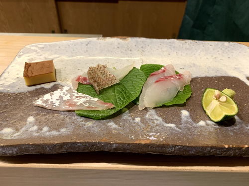 鲷鱼刺身